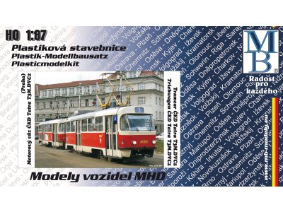 Stavebnice tramvaje ČKD Tatra T3M.DVC2 "DP Praha"