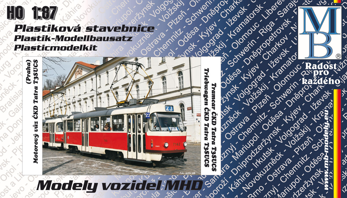 Stavebnice tramvají ČKD Tatra T3SUCS