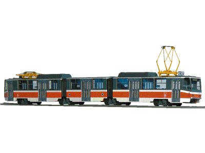 Model tramvaje ČKD Tatra KT8D5