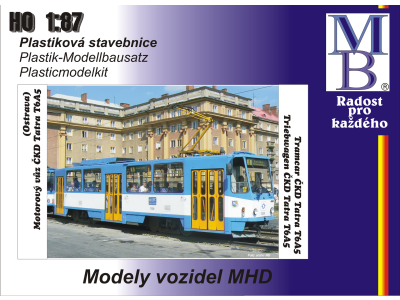 Stavebnice tramvaje ČKD Tatra T6A5 "DP Ostrava"
