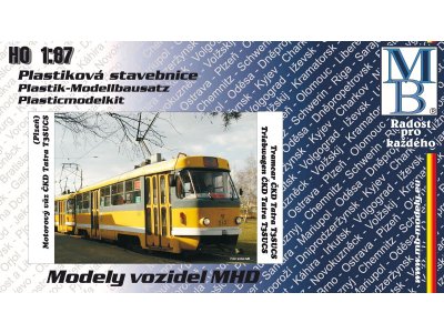Stavebnice tramvaje ČKD Tatra T3SUCS "DP Plzeň"