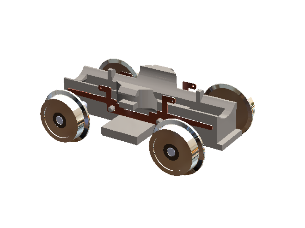 Napájecí podvozek pro modely tramvají