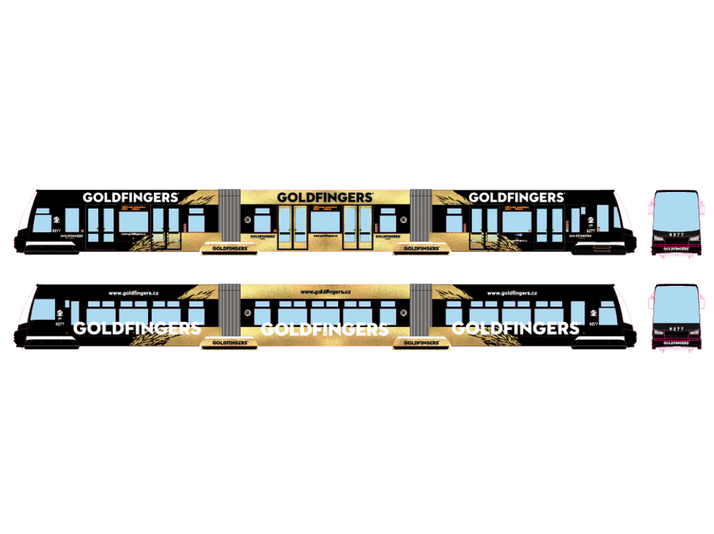 Model nízkopodlažní tramvaje